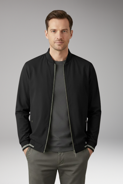 Men's Flight Jacket Sporty Elastic Cuffs