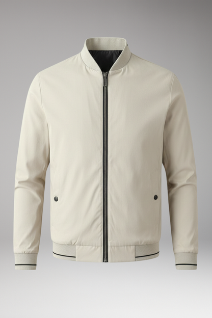 Men's Bomber Jacket Sporty Elastic Cuffs