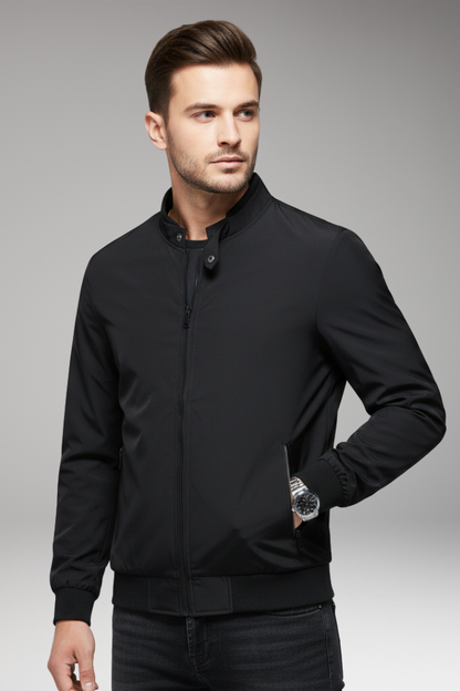 Men's Flight Jacket Zipper Closure