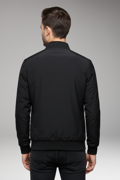 Men's Flight Jacket Zipper Closure