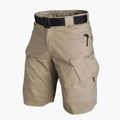 Men's Cargo Shorts Zip Pockets With Belt