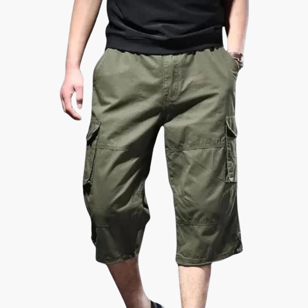 Men's Cargo Pants Loose Fit Multiple Pockets