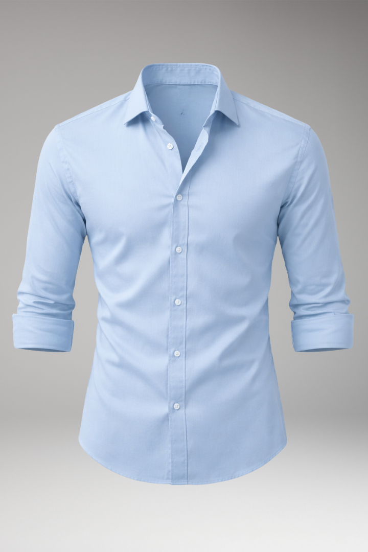 Men's Classic Fit Dress Shirt Cotton Button Front