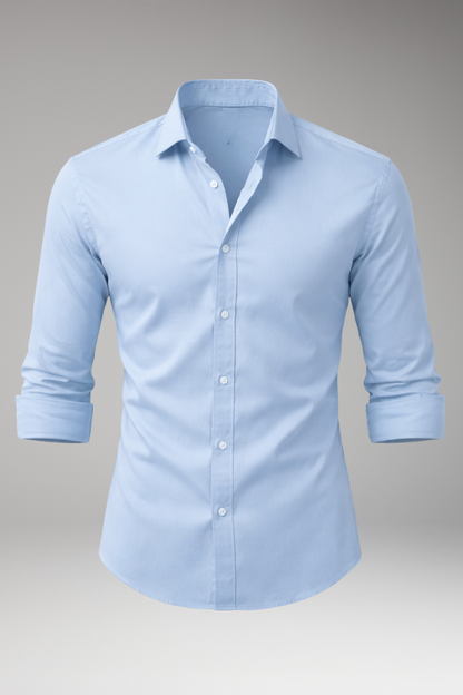 Men's Classic Fit Dress Shirt Cotton Button Front