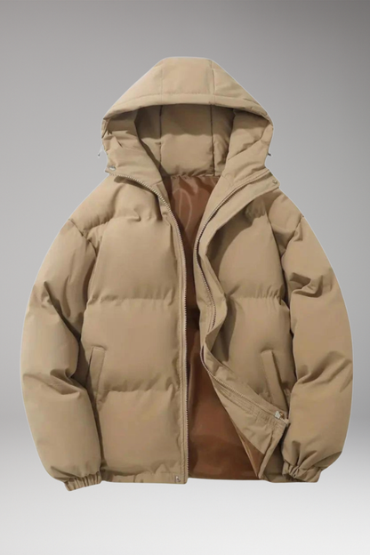 Men's Hooded Zip Jacket Welt Pockets