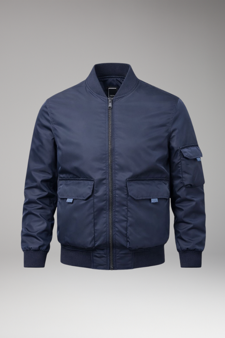 Men's Jacket Practical Pockets Elastic Cuffs
