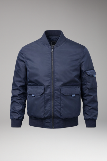 Men's Jacket Practical Pockets Elastic Cuffs