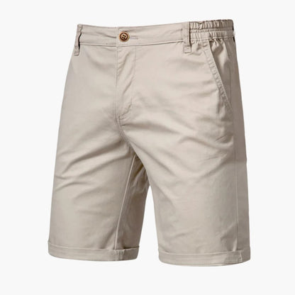 Men's Knee-Length Shorts Zip Closure
