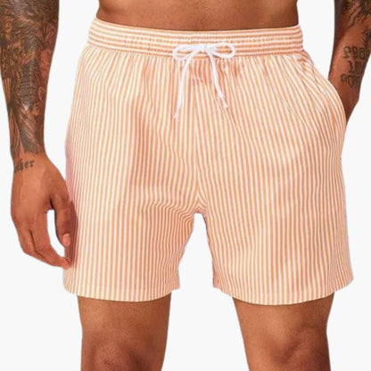 Men's Surf Shorts Drawstring Waist Mid-Length