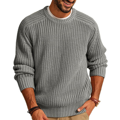 Men’s Chunky Knit Crewneck Sweater