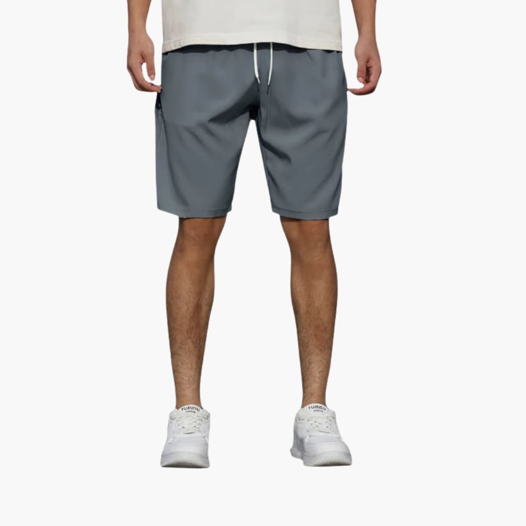 Men's Quick-Dry Athletic Shorts Elastic Waistband Drawstring