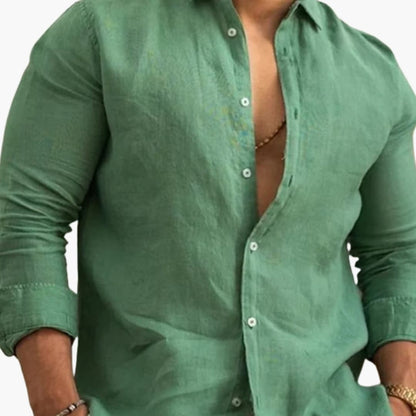 Men's Long Sleeve Button-Down Shirt Regular Fit