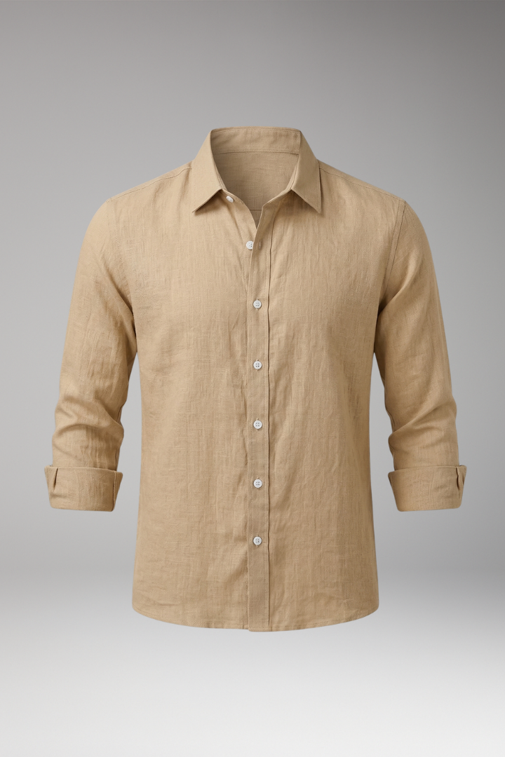 Men's Dress Shirt Long Sleeve Structured Collar