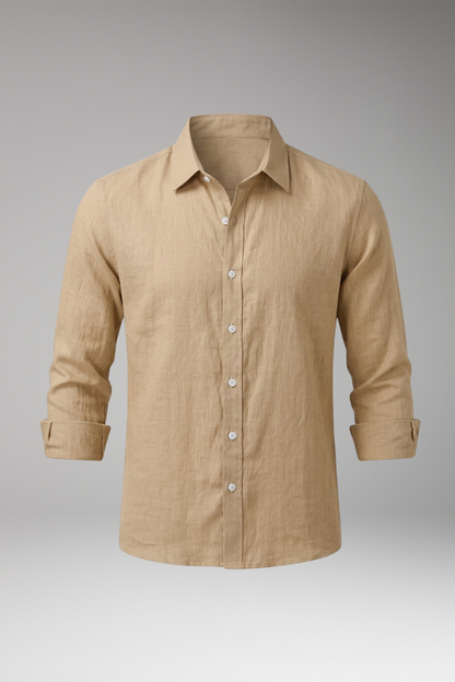 Men's Dress Shirt Long Sleeve Structured Collar