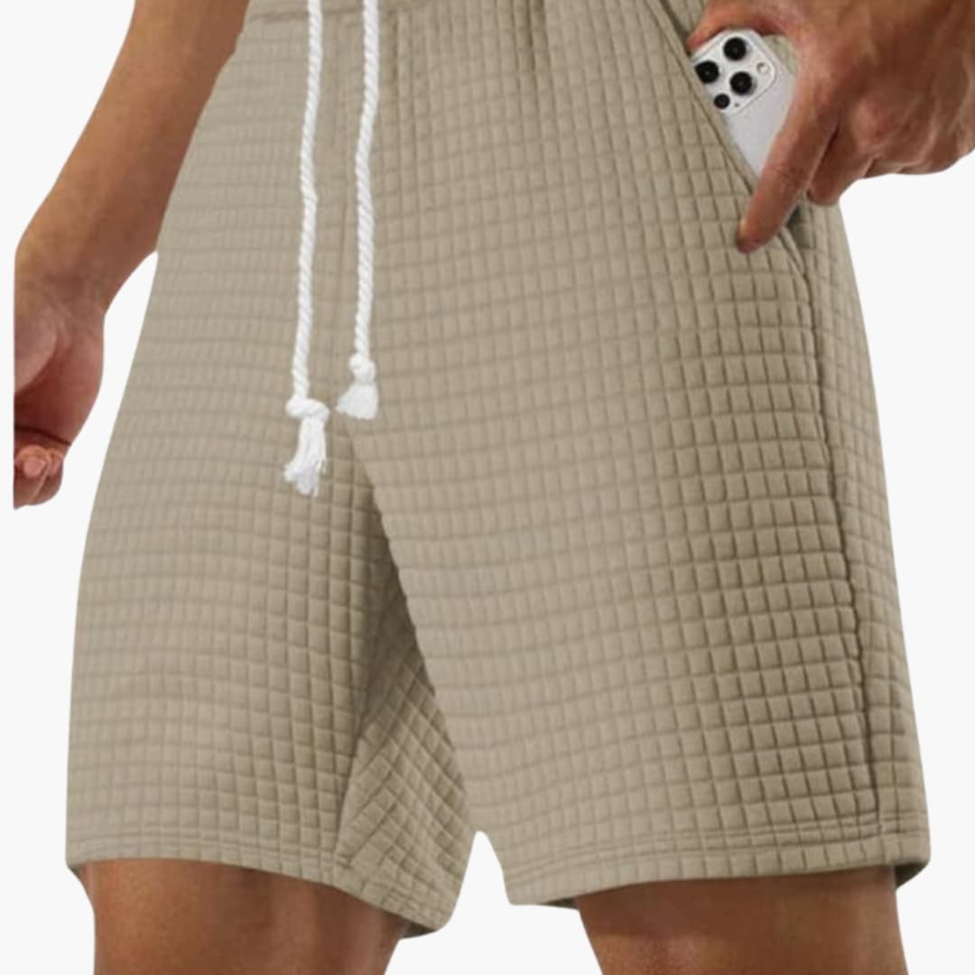 Men's Athletic Shorts Elastic Waist Side Pockets