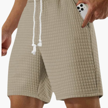 Men's Athletic Shorts Elastic Waist Side Pockets