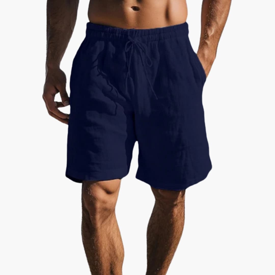 Men's Swim Shorts Elastic Drawstring Waist