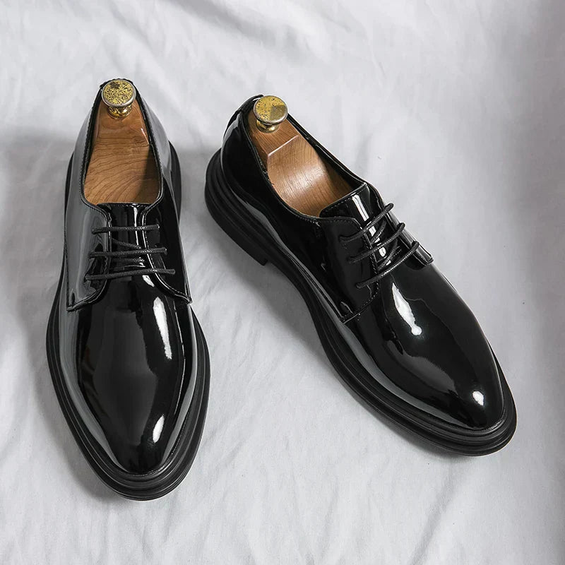 Men's Lace-Up Oxford Leather Dress Shoes