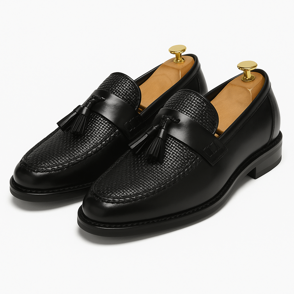 Men's Slip-On Loafers Leather Dress Shoes