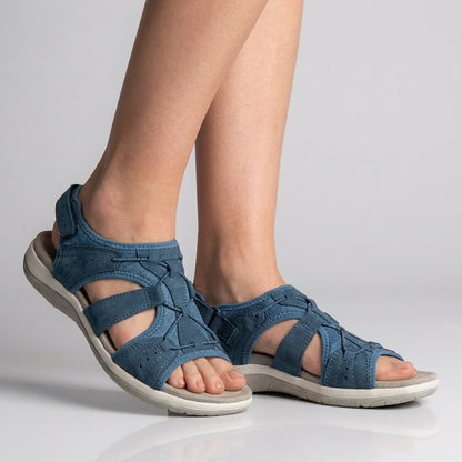 Comfort Sandals Adjustable Straps Cut-Out Design