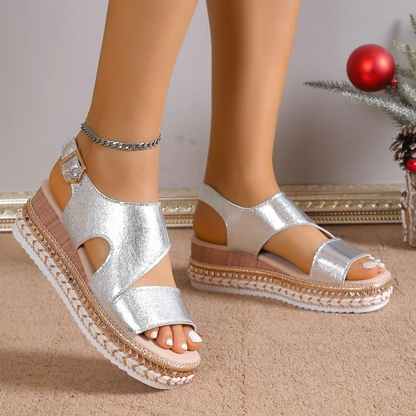 Women's Platform Open-Toe Sandals