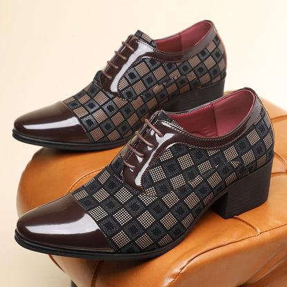 Men's Lifted Heel Oxfords