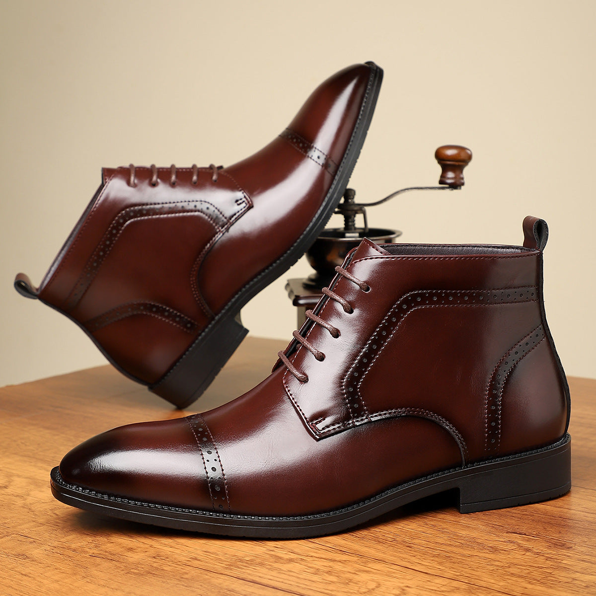 Edmund Women's Leather Ankle Boots