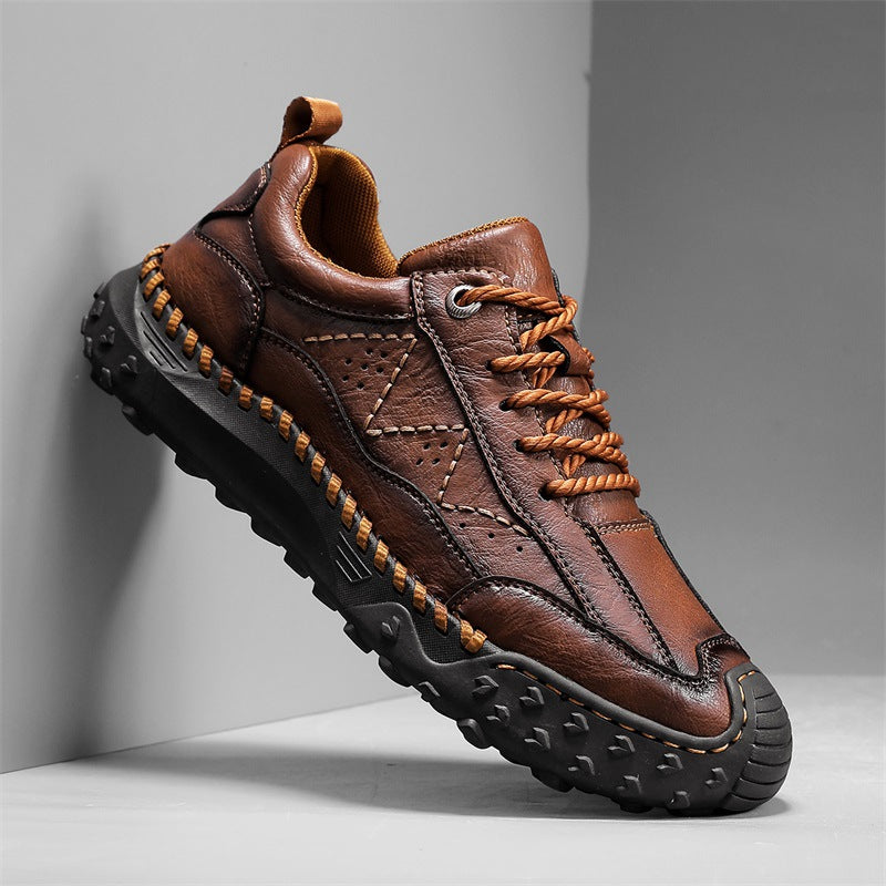 Men's Leather Trail Sneakers