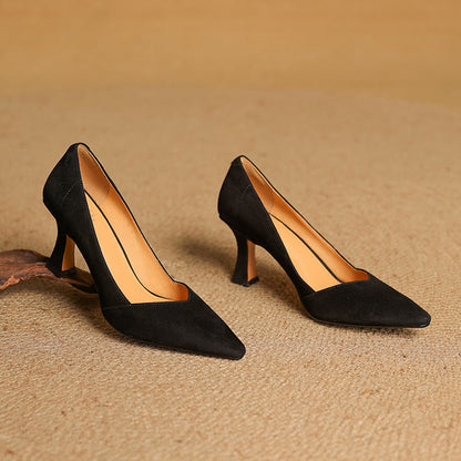 Zyne Genuine Leather Heels