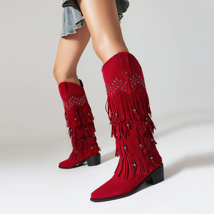 Willow Women's Suede Mid Calf Boots