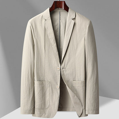 Andros Men's Cotton Blazer Two Button Navy