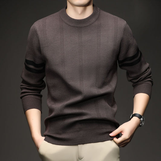 Leon Men's Crewneck Knit Sweater