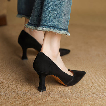 Zyne Genuine Leather Heels