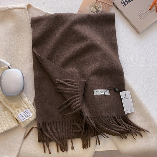 Soft Tassel Scarf Shawl