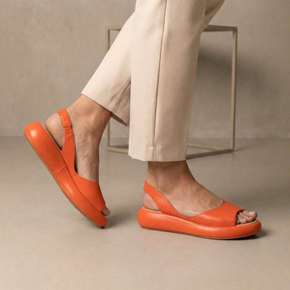 Women's Comfort Sandals Peep-Toe Slingback Cushioned Support