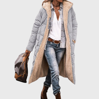Reversible Puffer Coat Lined Water Resistant