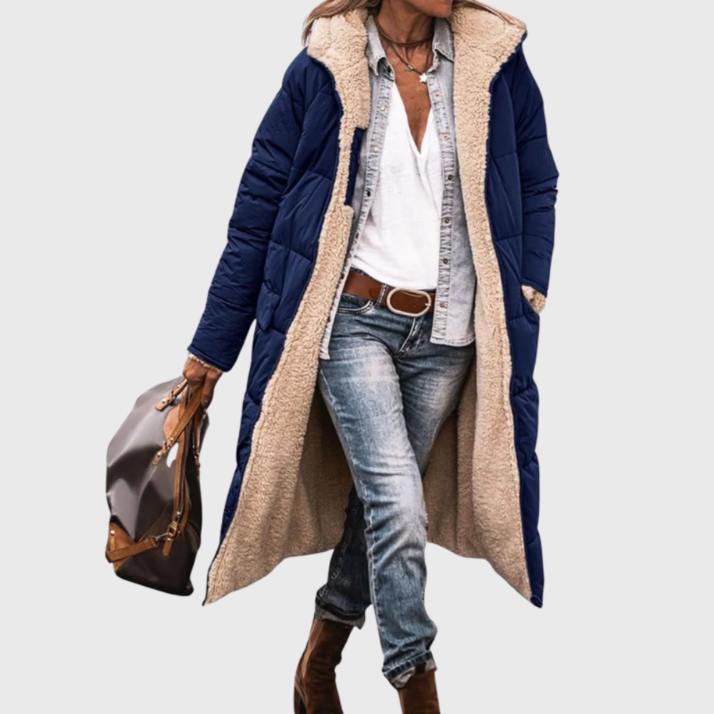 Reversible Puffer Coat Lined Water Resistant