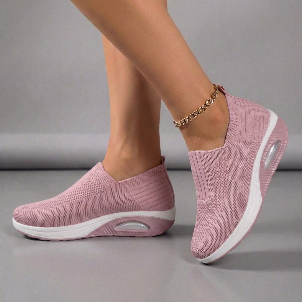 Ella Women's Comfort Slip-On Shoes Knit Mesh