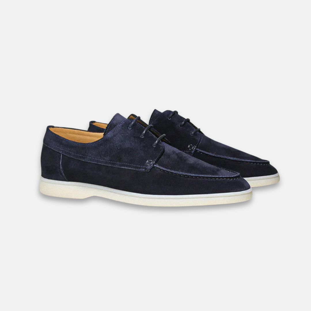 Men's Lace-Up Boat Shoes Casual Leather