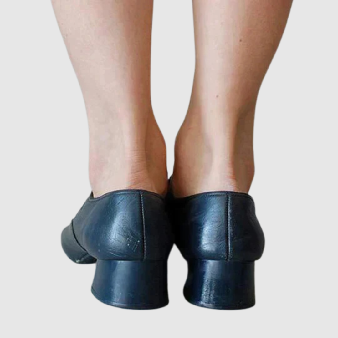 Women's Mary Jane Low Heel Shoes Buckle Strap