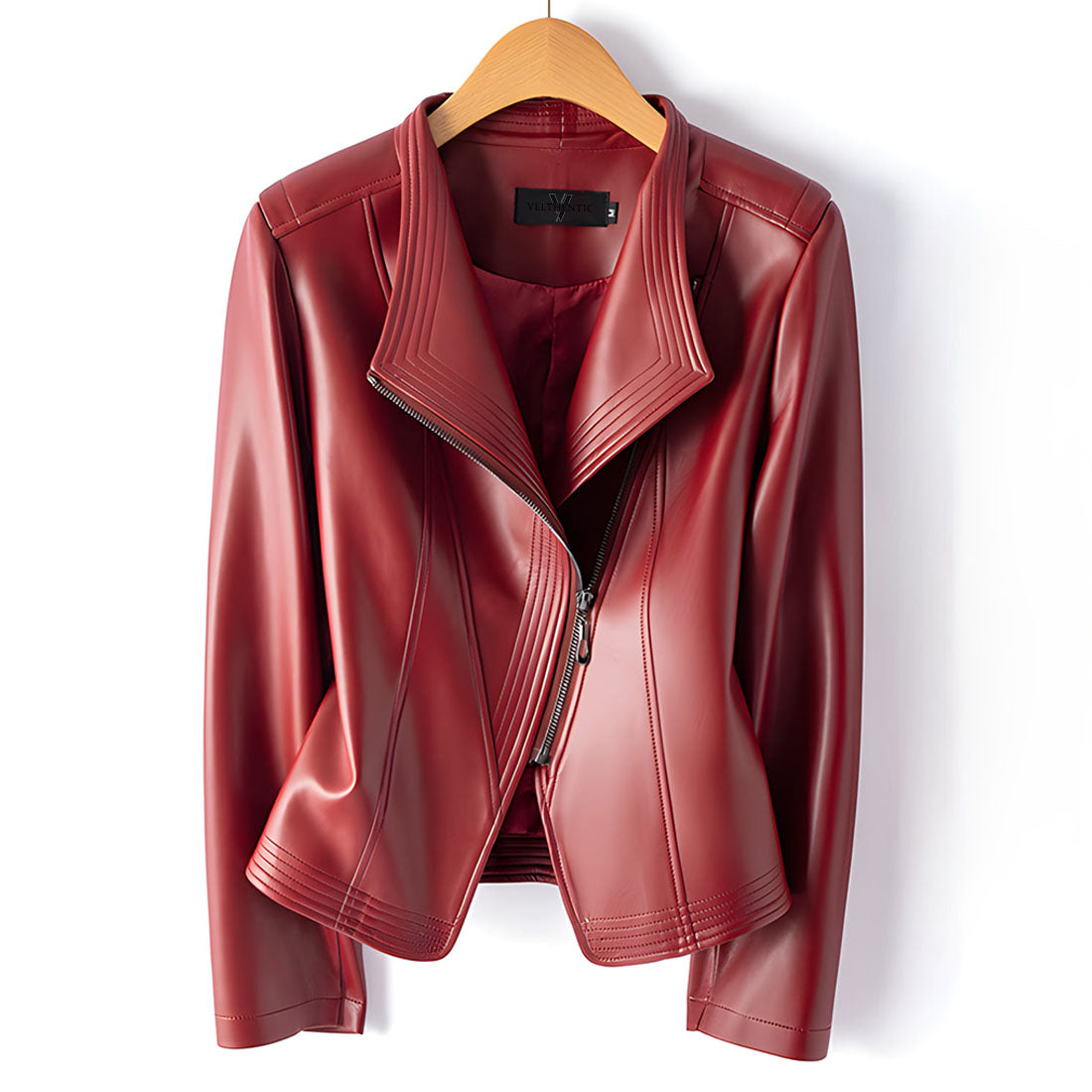 Madona Women's Sheepskin Moto Jacket
