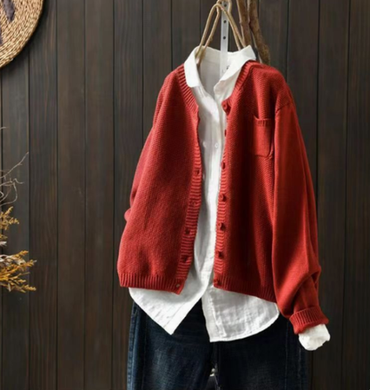 Women's Button Up Cardigan Long Sleeves