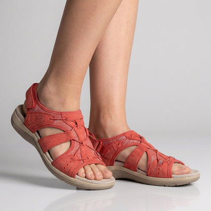 Comfort Sandals Adjustable Straps Cut-Out Design