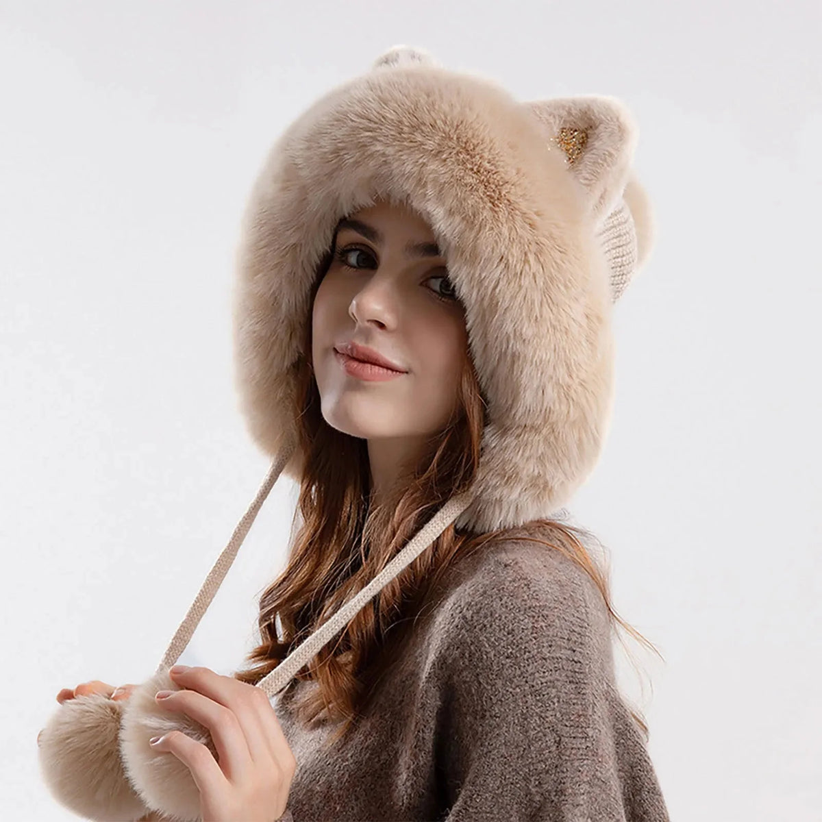"Snowpounce" Vegan Fur Hat Caliboot
