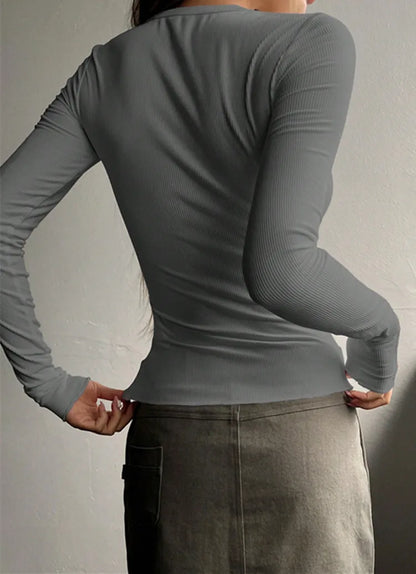 Men's Minimalist Henley Shirt