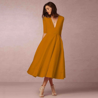 Valerisse | Women’s Elegant Flow Midi Dress