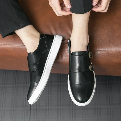 Zyden Genuine Leather Loafers