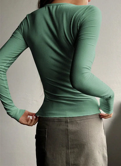 Men's Minimalist Henley Shirt