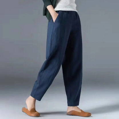 Women's Cotton Tapered Pants