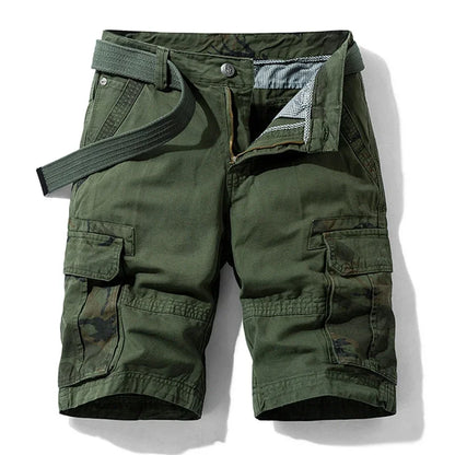 New Summer Men Cotton Cargo Shorts Men Fashion Breeche Bermuda Beach Jogger Shorts Men Tactical Casual Shorts Male Dropshipping - Jack Hafford